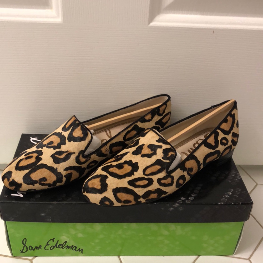 NEW Sam Edelman Jordy, Leopard Brahma Loafers